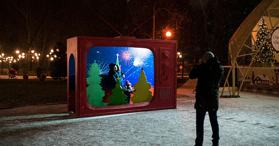Новогоднее украшение города